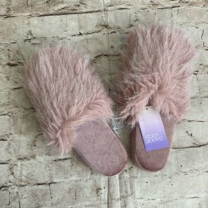sale NWT Stars above purple/Harlow faux fur slippers size L (9/10)